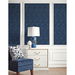 Seabrook Designs Tonal Floral Trail Marine Blue Wallpaper thumbnail image 2 of 3