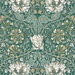 Seabrook Designs Ogee Flora Everglades & Buttercup Wallpaper