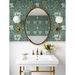 Seabrook Designs Ogee Flora Everglades &amp; Buttercup Wallpaper thumbnail image 2 of 4