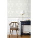 Seabrook Designs Ogee Flora Swiss Coffee &amp; Light Grey Wallpaper thumbnail image 2 of 3