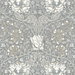 Seabrook Designs Ogee Flora Stone Grey & Desert Sand Wallpaper