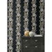 Seabrook Designs Blooming Stripe Ebony &amp; Goldenrod Wallpaper thumbnail image 3 of 3