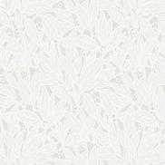Seabrook Designs Leaf & Berry Dove & Metallic Pearl Wallpaper