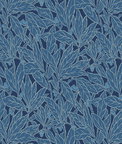 Seabrook Designs Leaf & Berry Marine Blue Wallpaper