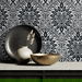 Seabrook Designs Luna Ogee Ebony &amp; Argos Grey Wallpaper thumbnail image 3 of 3