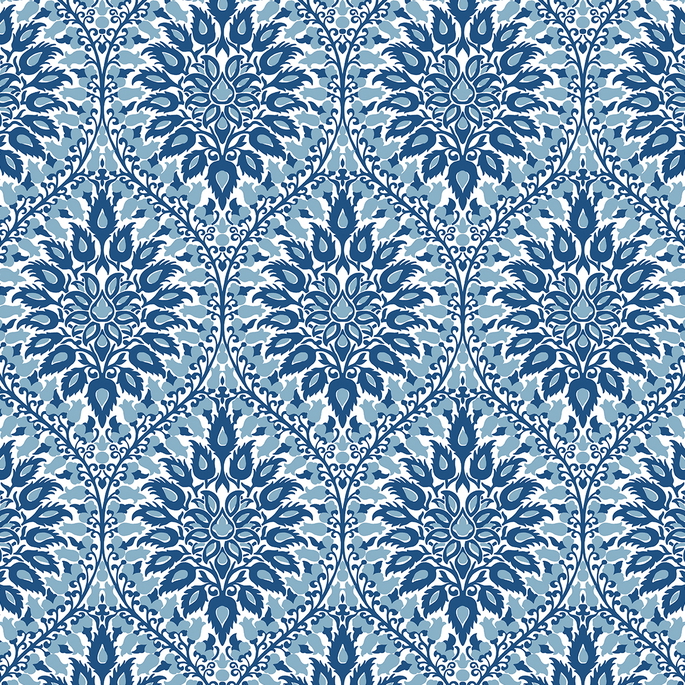 Seabrook Designs Luna Ogee Lakeside Wallpaper image 1 of 3