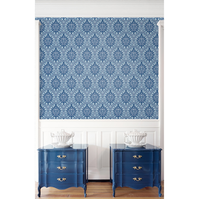 Seabrook Designs Luna Ogee Lakeside Wallpaper image 2 of 3