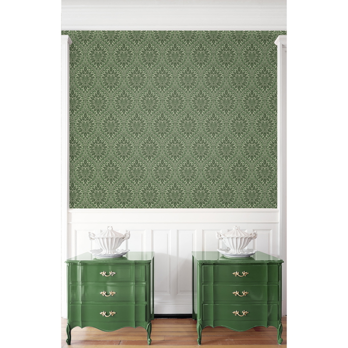 Seabrook Designs Luna Ogee Fern Wallpaper image 3 of 3