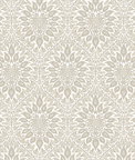 Seabrook Designs Luna Ogee Natural Cream Wallpaper