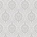 Seabrook Designs Luna Ogee Daydream Grey Wallpaper