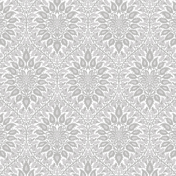 Seabrook Designs Luna Ogee Daydream Grey Wallpaper image 1 of 3