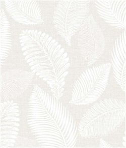 Seabrook Designs Tossed Leaves Cool Linen Wallpaper