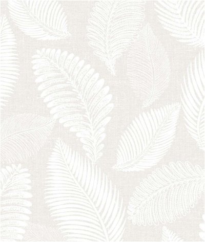 Seabrook Designs Tossed Leaves Cool Linen Wallpaper