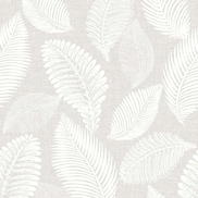 Seabrook Designs Tossed Leaves Dove Greige Wallpaper