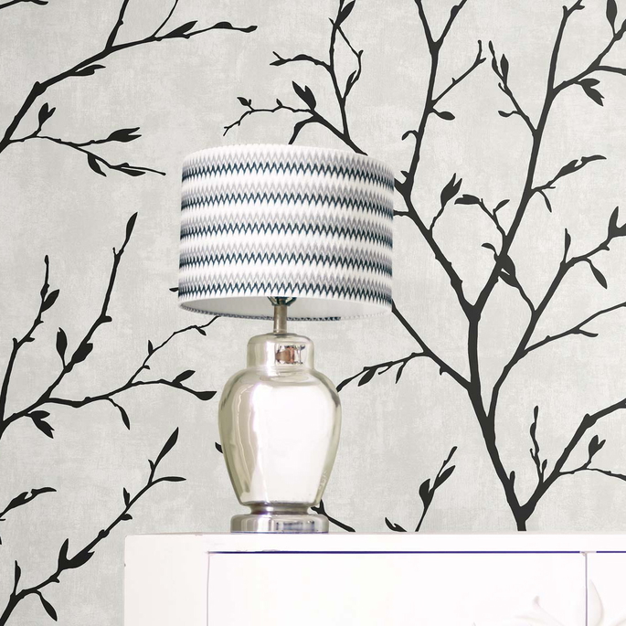 Seabrook Designs Avena Branches Contrast Wallpaper image 3 of 4