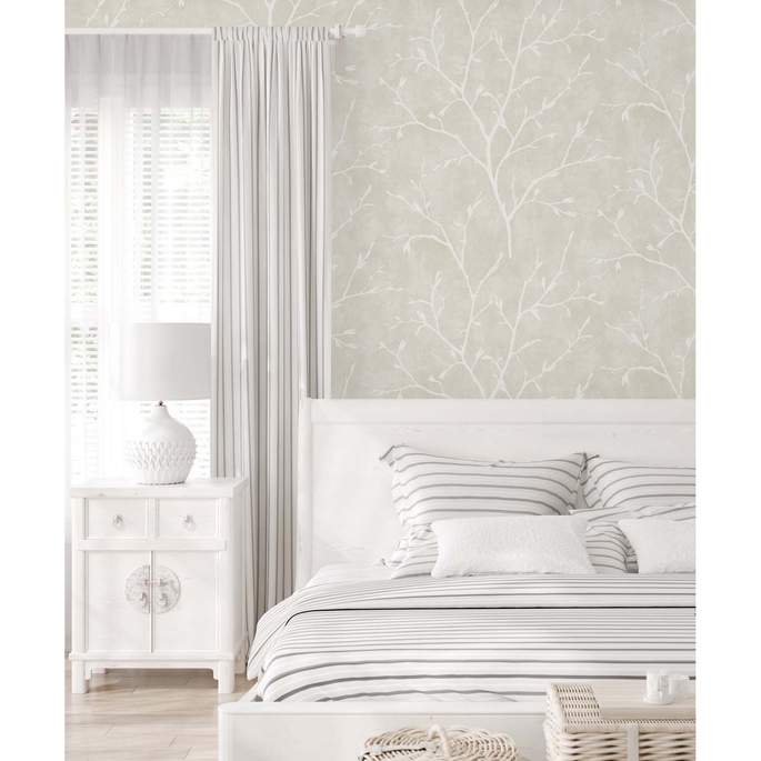 Seabrook Designs Avena Branches Soft Cream Wallpaper image 2 of 3