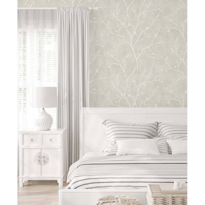 Seabrook Designs Avena Branches Soft Cream Wallpaper image 2 of 3