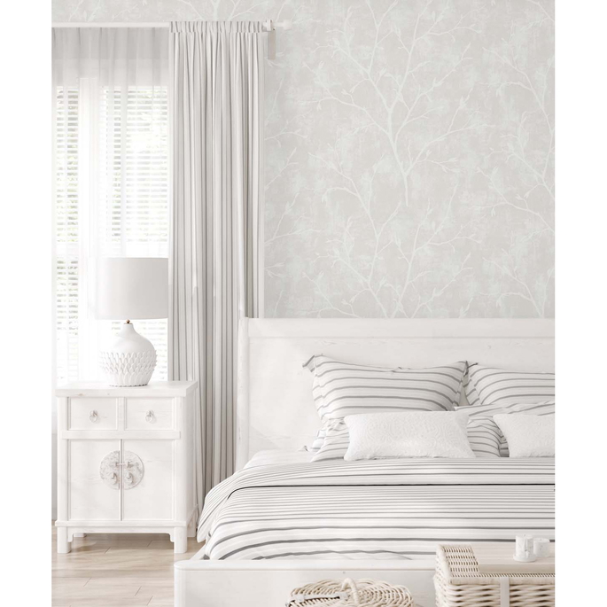 Seabrook Designs Avena Branches Mica Wallpaper image 2 of 3