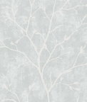 Seabrook Designs Avena Branches Winter Grey Wallpaper