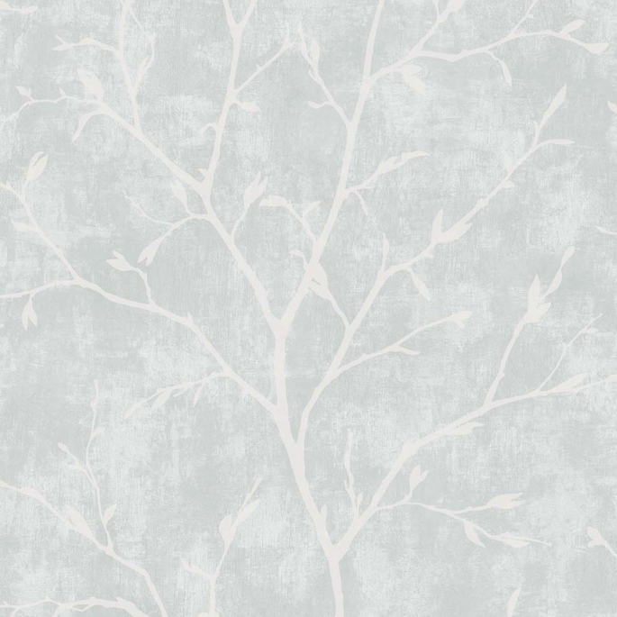 Seabrook Designs Avena Branches Winter Grey Wallpaper image 1 of 3