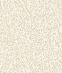 Seabrook Designs Seaweed Beaded Branches Off White Satin Wallpaper