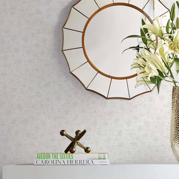 Seabrook Designs Windham Shells Pure Pearl Wallpaper image 2 of 2