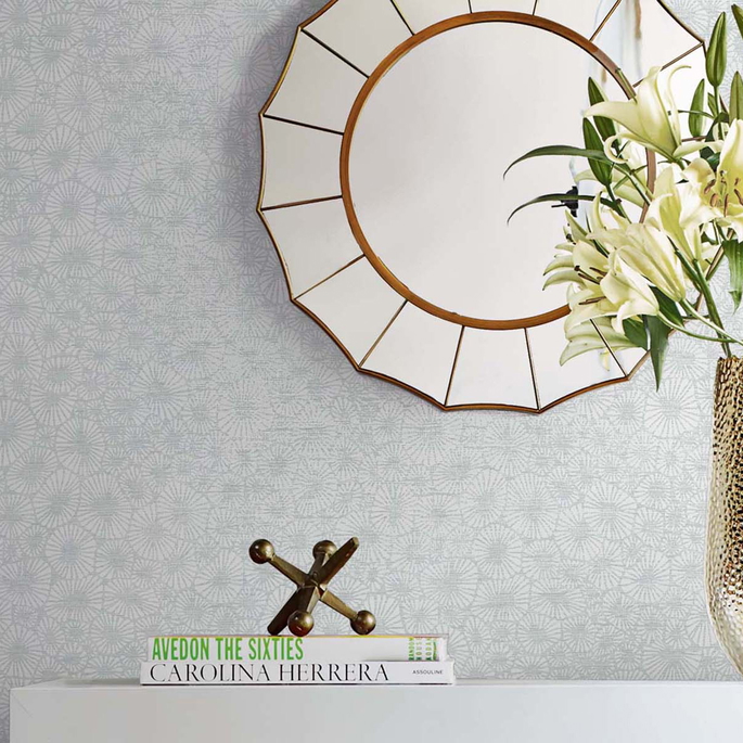 Seabrook Designs Windham Shells Grey Pearl Wallpaper image 2 of 2