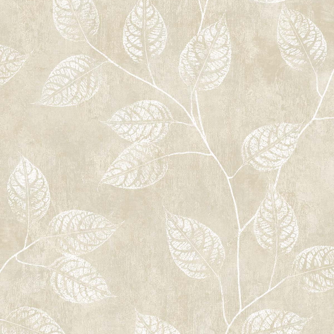 Seabrook Designs Branch Trail Silhouette Summer Sand Wallpaper image 1 of 3