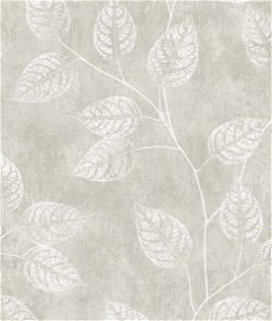 Seabrook Designs Branch Trail Silhouette Grey Taupe Wallpaper