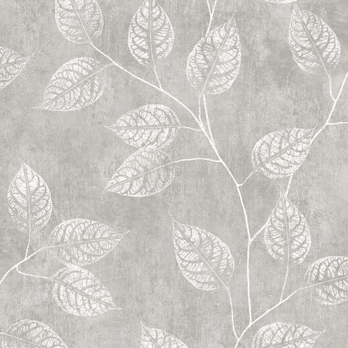 Seabrook Designs Branch Trail Silhouette Slate Wallpaper image 1 of 3