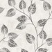 Seabrook Designs Branch Trail Silhouette Black &amp; White Wallpaper thumbnail image 1 of 3