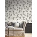 Seabrook Designs Branch Trail Silhouette Black &amp; White Wallpaper thumbnail image 2 of 3