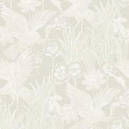 Seabrook Designs Marsh Cranes Daylight Wallpaper