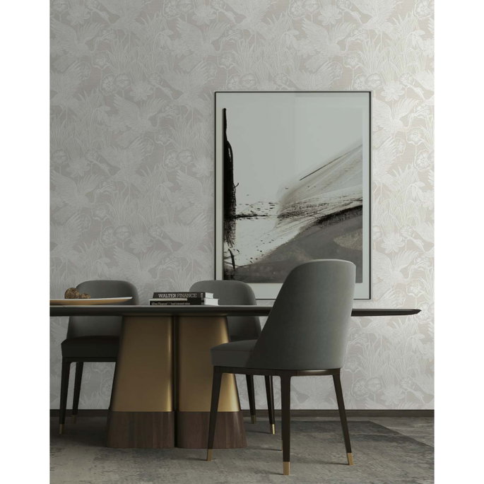 Seabrook Designs Marsh Cranes Daylight Wallpaper image 2 of 4