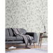 Seabrook Designs Floral Blossom Trail Stormy Wallpaper thumbnail image 2 of 4