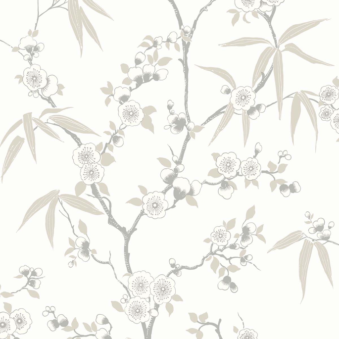 Seabrook Designs Floral Blossom Trail Morning Wallpaper image 1 of 4