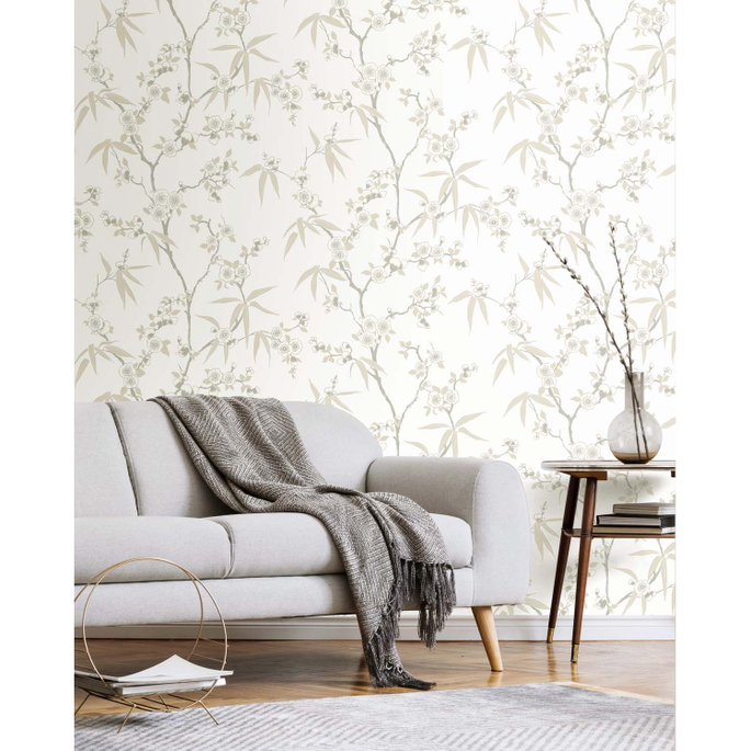 Seabrook Designs Floral Blossom Trail Morning Wallpaper image 3 of 4