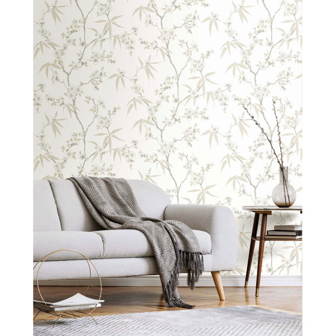 Seabrook Designs Floral Blossom Trail Morning Wallpaper image 3 of 4