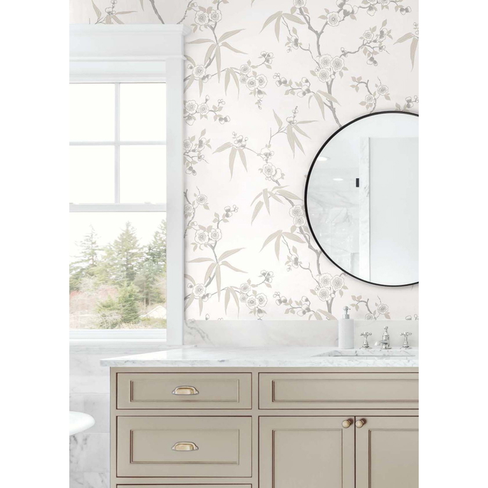 Seabrook Designs Floral Blossom Trail Morning Wallpaper image 4 of 4