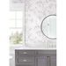 Seabrook Designs Floral Blossom Trail Soft Grey Wallpaper thumbnail image 4 of 4