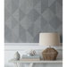 Seabrook Designs Diamond Inlay Charcoal Grass Wallpaper thumbnail image 3 of 3