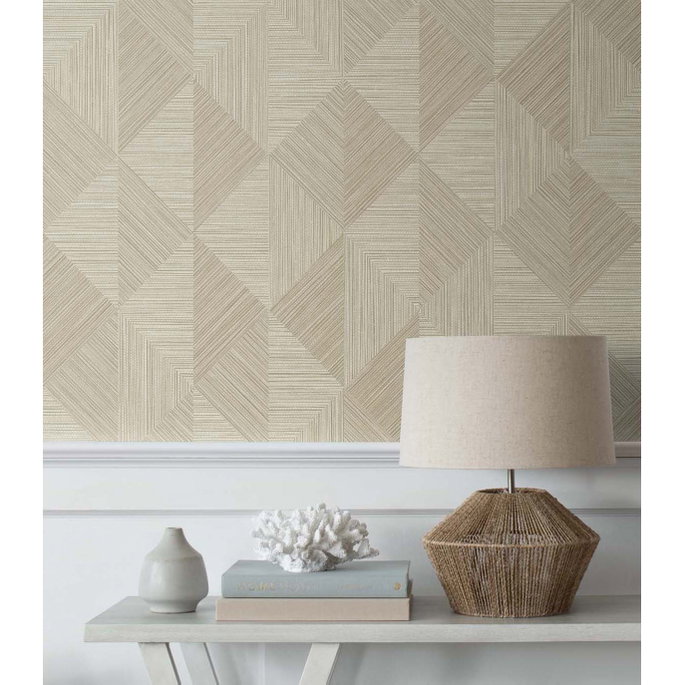 Seabrook Designs Diamond Inlay Sandy Wallpaper image 3 of 3