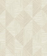 Seabrook Designs Diamond Inlay Beige Wallpaper