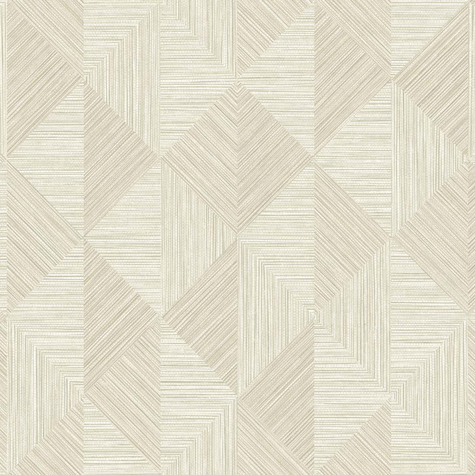 Seabrook Designs Diamond Inlay Beige Wallpaper image 1 of 3