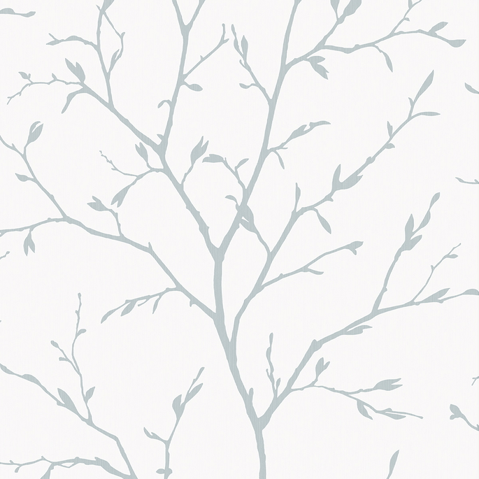 Seabrook Designs Branching Out Slate Blue Wallpaper image 1 of 2