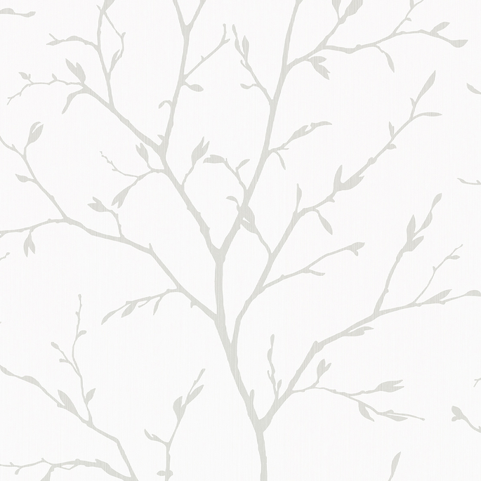 Seabrook Designs Branching Out Winter Grey Wallpaper image 1 of 2