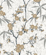 Seabrook Designs Blossom Cork Gold Chip Wallpaper