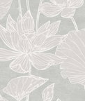 Seabrook Designs Water Lilies Shadow Wallpaper