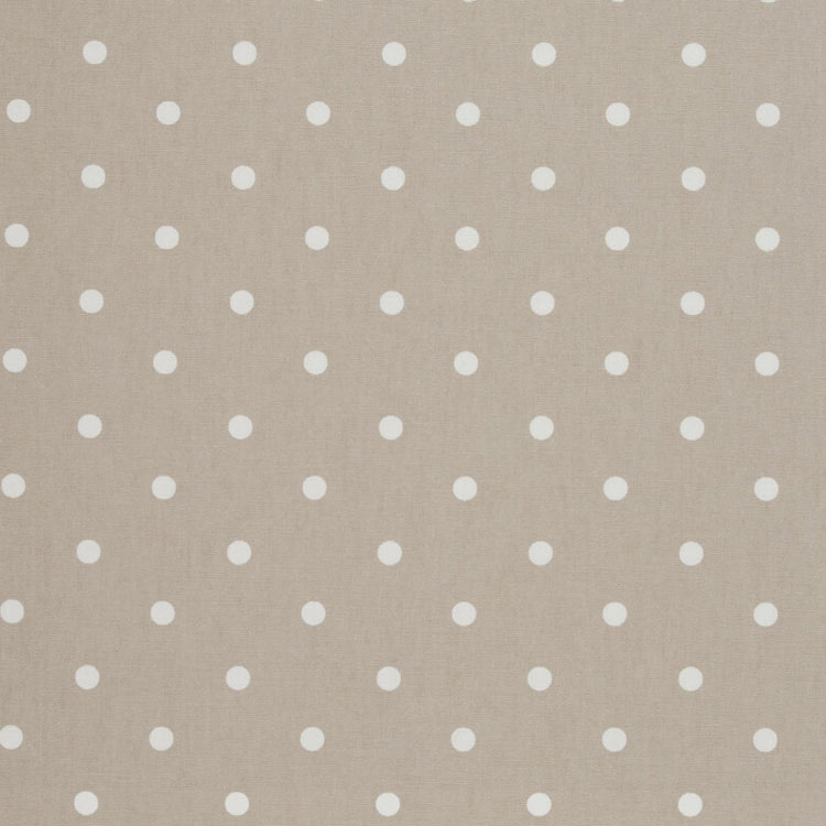 Clarke &amp; Clarke Dotty Taupe Fabric