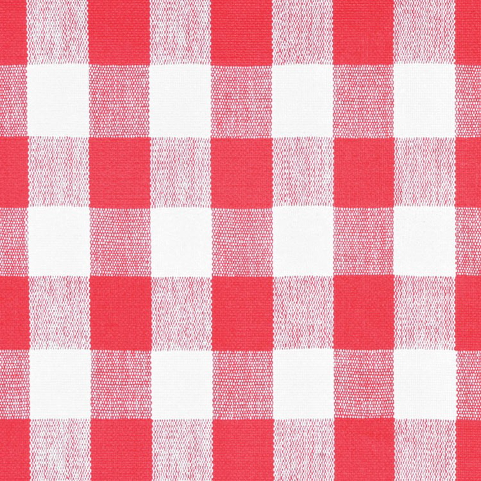 Red Chess Check Flannel Backed Vinyl image 2 of 2